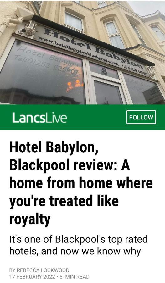 Hotel Babylon Blackpool Exterior foto